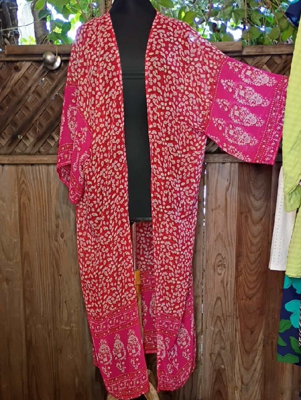 Floral Printed Duster Kimono
